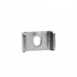 Clema mediana francesa, con acabado Electro Zinc