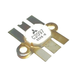 Transistor  de Silicio NPN Epitexial, 30 MHz, 13.5 Vcc, 70 Watt, T-40E.