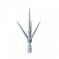 Punta Pararrayo Tipo Franklin con Mástil de 1.2 m.