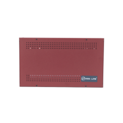 Gabinete para dos baterías de respaldo de 18 AH. Aplicaciones para sistemas de detección de incendio (FAS).