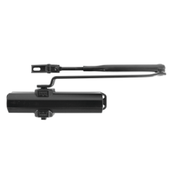 Cierrapuertas Fuerza 4/ Para puertas de hasta 1100 mm de Ancho/ Color Negro /Certificación UL