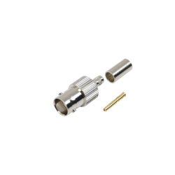 Conector BNC Hembra de anillo plegable para cable LP-195, LP-142, RG-58/U, RG-142/U.