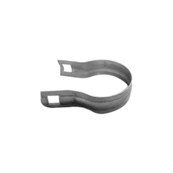 Aislador de paso o esquina con abrazadera incluida de 33-38mm para uso en tubería de malla ciclónica.