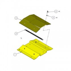 Sección libre de picos para barreras DKS 1603-180  y 1603-380 / Agregue un paso seguro para motocicletas o bicicletas