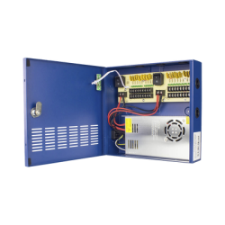 Fuente de Poder Profesional HEAVY DUTY @ 30 Amperes / 18 canales / Hasta 2.5 Amperes por Salida / Protección Contra Sobrecargas / Filtro de Ruido por Canal / Aprobaciones: IEC/EN/UL/CSA, 60950 GB4943. 