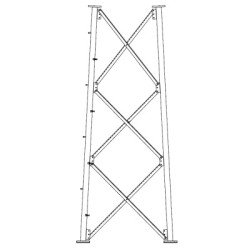 Sección 10 Base para Torre Autosoportada línea SSV (Código de Fábrica: 10N183)