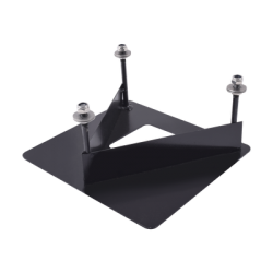 Base de fijación en concreto/cemento para sujeción extra en terrenos no uniformes, con dificultades o poco compactos. Válida para modelos MALTA y CAV.