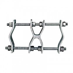 KIt de montaje tipo pipa para instalación en tubo o punta de torre