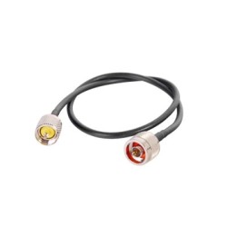 Jumper de 60 cm fabricado con cable RG-58U-SYS, conector 