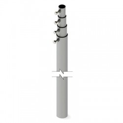 Mástil Telescópico de 12 m. (Requiere accesorios de Instalación)