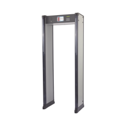 Arco Detector de Metales de 6 Zonas con Anclaje para Fijarse al Piso. Incluye Sensor IR para evitar falsas Alarmas / Certificado por la Administración Federal de Aviación de EE. UU. (FAA)
