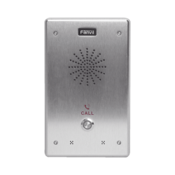 Intercomunicador IP, 2 líneas SIP, 2 relevadores con botón para llamada, anti-vandálico, IP65 e IK10, PoE