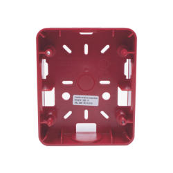 Caja Trasera Roja De Montaje Para Sirena/Estrobo Serie HE (0500-06360) De Hochiki 