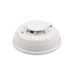 Detector Fotoelectrico de Humo de 4 Hilos con Relevador y Sensor de Temperatura, Serie i3