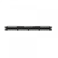 Panel de Parcheo de Impacto 110, Plano, Categoría 6, de 24 Puertos, 1UR