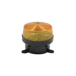 Mini estrobo color Amber con montaje de pestaña.