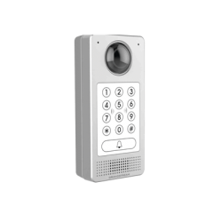 Videoportero IP (SIP) FISHEYE, apertura por código, Antivandálico, llamada y/o tarjeta, teclado retro-iluminación