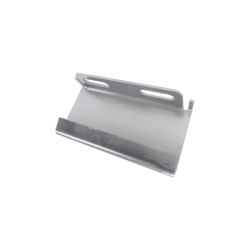 Placa salida a tubo automática para peralte de 66mm y 116mm, con acabado Electro Zinc