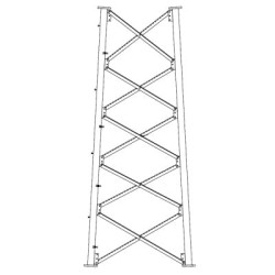 Sección 7 Base para Torre Autosoportada línea SSV (Código de Fábrica: 7N165)