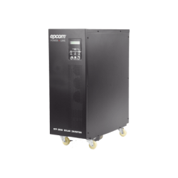 Inversor / Cargador para sistemas tipo isla de 192Vcc/120VCA de 5000W onda sinusoidal pura con controlador MPPT. Administre una fuente fotovoltaica, la red eléctrica y recargue su banco de baterías y su consumo sin problemas.