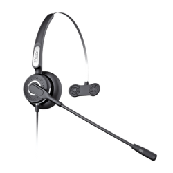 Diadema Con Tecnología AntiShock Para Teléfonos IP FANVIL Y Polycom Micrófono de Cancelación de Ruido y Cable Resistente a Jaloneos