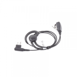 Micrófono de solapa con audífono ajustable al oído para radios TC-500/ 518/ 600/ 610/ 700 y para modelos GP300/ SP-50/ P1225/ PRO3150/ MAG ONE/ EP450/ EP350.