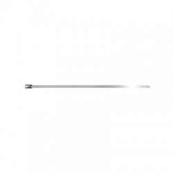 Cincho de acero inoxidable con durabilidad extrema para instalación en exterior de 4.6 x 0.25 x 201mm (100pzs)  (4100-01000)