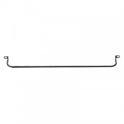 Barra para Aliviar Tensión o Peso Atrás de Patch Panel, Extendida de 2 Pulgadas, Color Negro