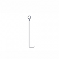 Ancla para retenida para torre de 45 mts. Tipo Piso con Galvanizado por Inmersión en caliente.