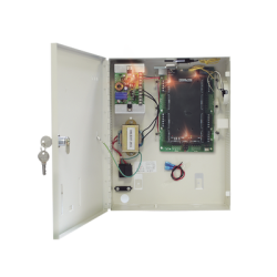 Controlador de Acceso para 2 Lectoras / 30,000 Tarjetas / Incluye Gabinete y Fuente de Alimentación
