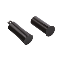 Contacto magnético para puertas y ventanas aluminio y madera de empotrar color café /GAP: 19mm 