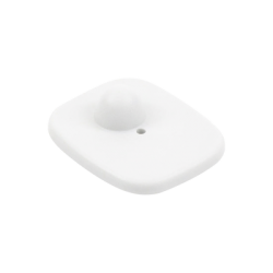 Paquete de 100 Tags RF Para Ropa, Tipo Mini Square, Color Blanco