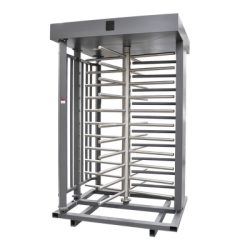 Torniquete Sencillo / Cuerpo Completo / Interior/Exterior / 100% Acero con Pintura Gris / EJE CENTRAL de Acero Inoxidable /Acabado de Lujo / Alto Tráfico