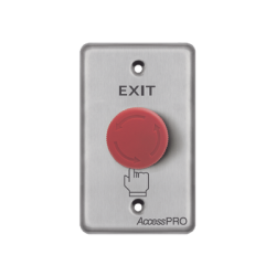 Botón de Paro de Emergencia / Salida de Emergencia en Color Rojo / Tipo enclavado