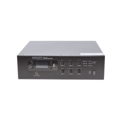 Mini Amplificador de Audio Mezclador | 120W RMS | Sistema 70/100V | MP3 | Tuner | Bluetooth | Musica ambiental y Voceo