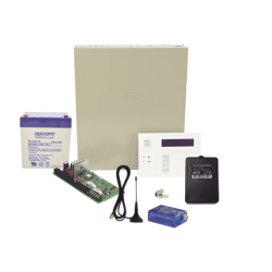 (1 Año datos ILIMITADO INCLUIDO)  Kit Vista48LA con comunicador MINI012G, Teclado, Gabinete y Transformador
