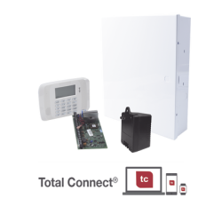Panel de Control de Alarma VISTA-48LA / 3 Particiones Independientes / 48 Zonas Totales / Carga-Descarga por Internet agregando modulo IPCOM o LTEMPA / Soporte Teclados Gráficos Táctiles / Compatible Serie Inalámbrica 5800