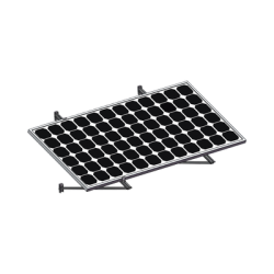 Montaje Para Módulos Solares En Muro Con Espesor De 35-40mm, Riel 1400mm