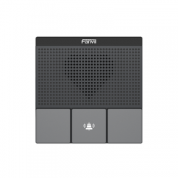 Mini Intercomunicador Wi-Fi para hotelería, hospitales, con diseño elegante, PoE, 3 botones, 1 relevador integrado de salida y entrada.