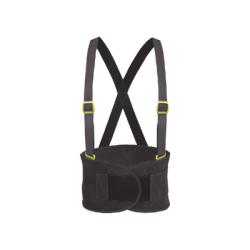 Faja elástica reforzada grande, con cierre delantero y herrajes de plástico.