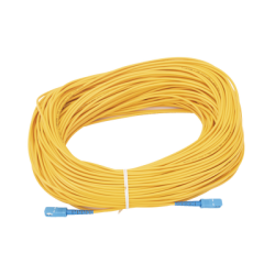 Jumper de Fibra Óptica Monomodo SC/UPC-SC/UPC Simplex de 80 metros,  3mm