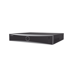 NVR 12 Megapixel (4K) / 16 canales IP / 16 Puertos PoE+ / AcuSense (Evita Falsas Alarmas) / Reconocimiento Facial / 4 Bahías de Disco Duro / Switch PoE 300 mts  / HDMI en 4K / Alarmas I/O