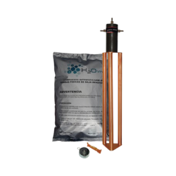 Electrodo para corriente máxima de 25 Amp. con Filtro y Compuesto H2Ohm.