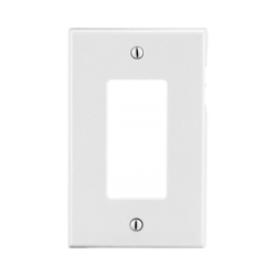 Tapa para Contacto Rectangular Color Blanco.