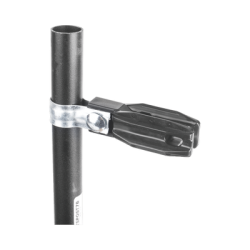 Aislador de paso o esquina con abrazadera incluida de 1 Pulgada  para uso en tubería de malla ciclónica.