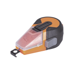 Línea de Tiza Autorretráctil con Tiza Roja para Trazado en el Trabajo