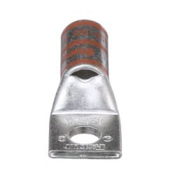 Terminal de Compresión de Cobre con Orificio 3/8 in, para Cable 3/0 AWG. 1 Pz.