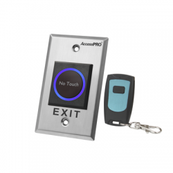 Botón de Salida sin Contacto con Control Remoto / Iluminación LED / Distancia de Detección Touch Ajustable