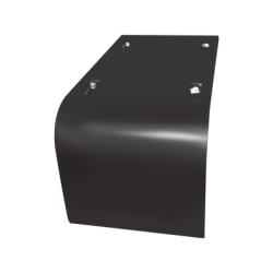  Bajada para cable de 100 mm de ancho, con baño de pintura epóxica en color NEGRO