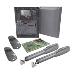 Kit de Operadores para Puertas Abatibles de hasta 3 Metros y 400 Kg ATS 3024 / Uso Intensivo